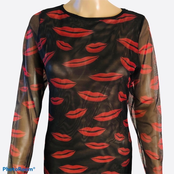 Goodtime USA lip print dress - Picture 4 of 6